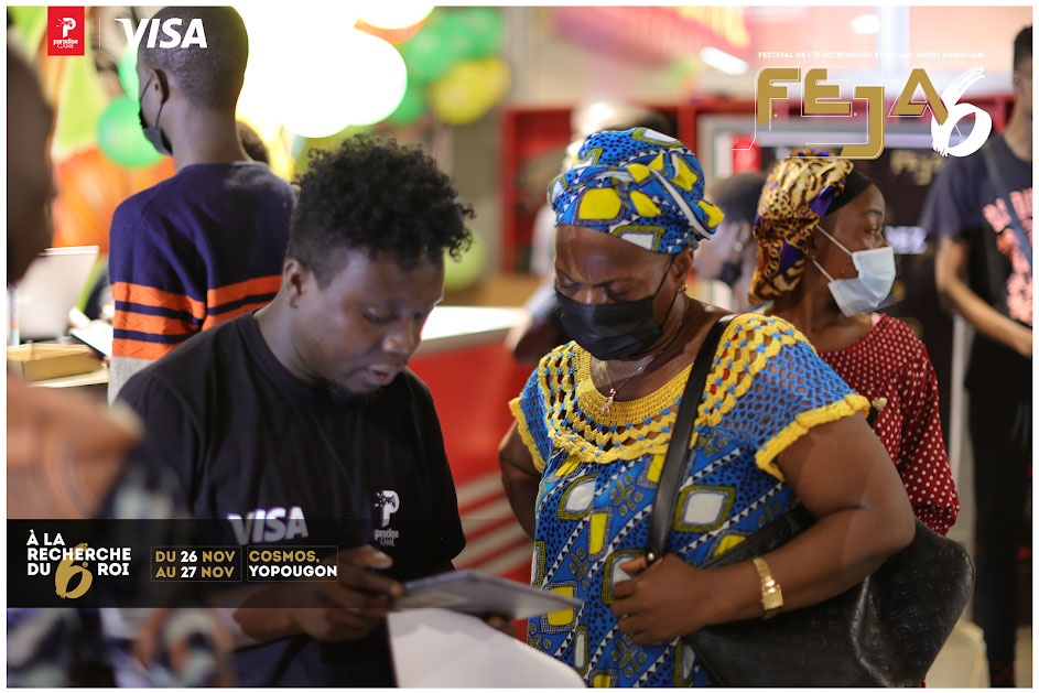 VISA a lancé un nouveau jeu vidéo pendant la 6ème édition du FEJA (Festival de l'Electronique et des Jeux Vidéo d'Abidjan).